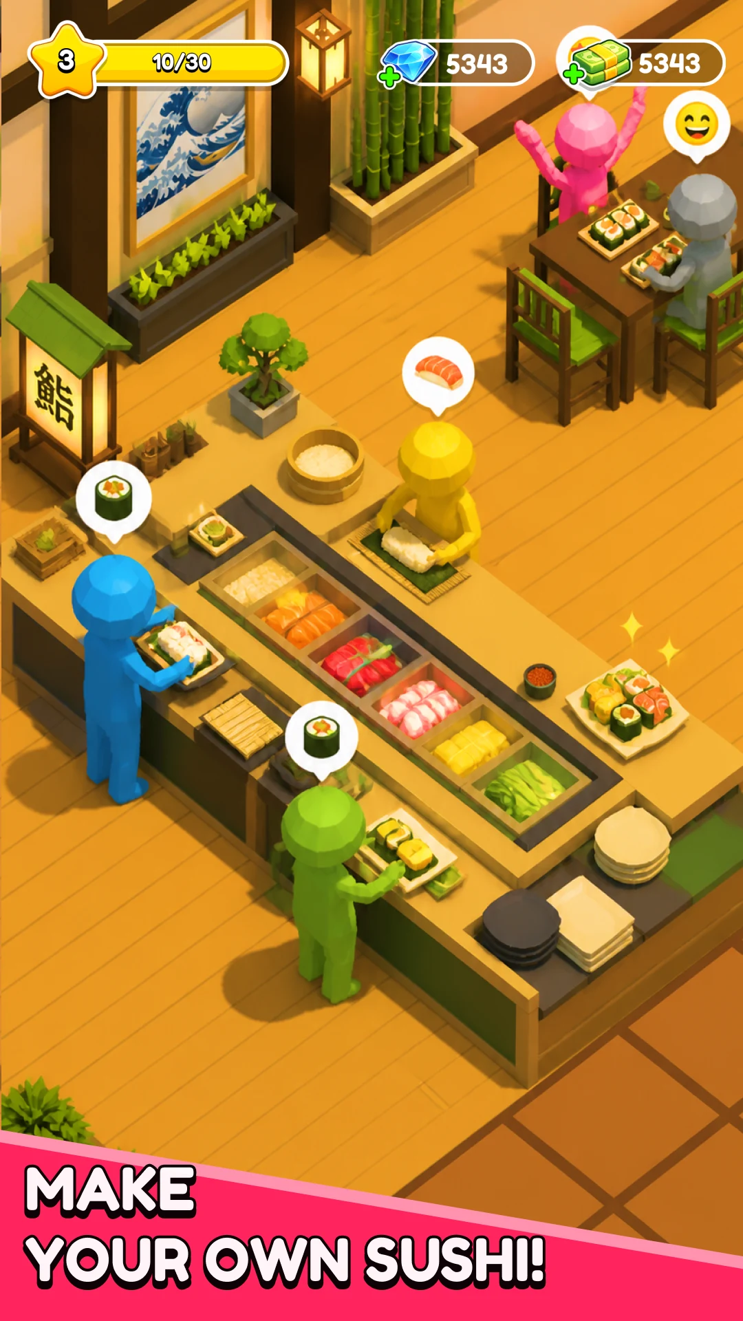 Sushi Please : Idle Restaurant screenshot